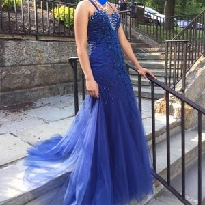 🤍🔹Royal Blue Dress/Gown, size 4 🔹🤍